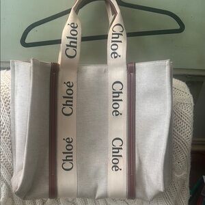 Large Chloe woody tote